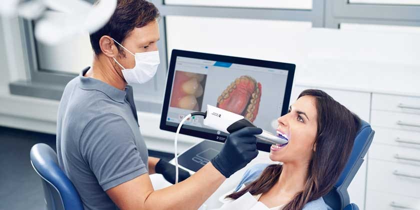Modern digital dental equipment at Great Teeth Wellington